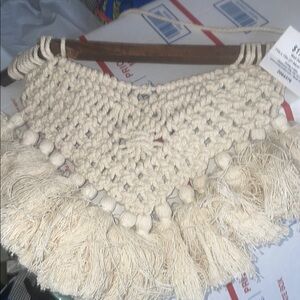 Cream Macramé Wall Hanging